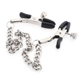 Nipple Clamps with Metal Chain, Adjustable - Free Shipping