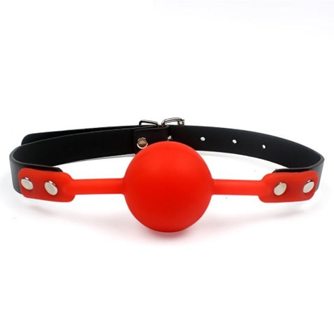 Bondage Ball Gag Silicone Adjustable, 4 colors - Free Shipping