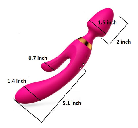 Rabbit Vibrator 3 Motors USB Charge, 2 colors TPS Rabbit Vibrator 3 Motors USB Charge, 2 colors TPS