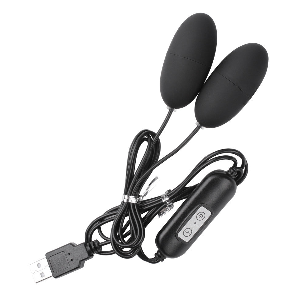 Dual Egg Vibrator, USB Plug in, 3 colors - Free Shipping TPS Dual Egg Vibrator, USB Plug in, 3 colors - Free Shipping TPS