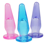 Anal Plug Soft Silicone Gel, 3 colors - Free Shipping