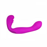 Strapless Strap-on Vibrator Dildo, USB Charge - Free Shipping
